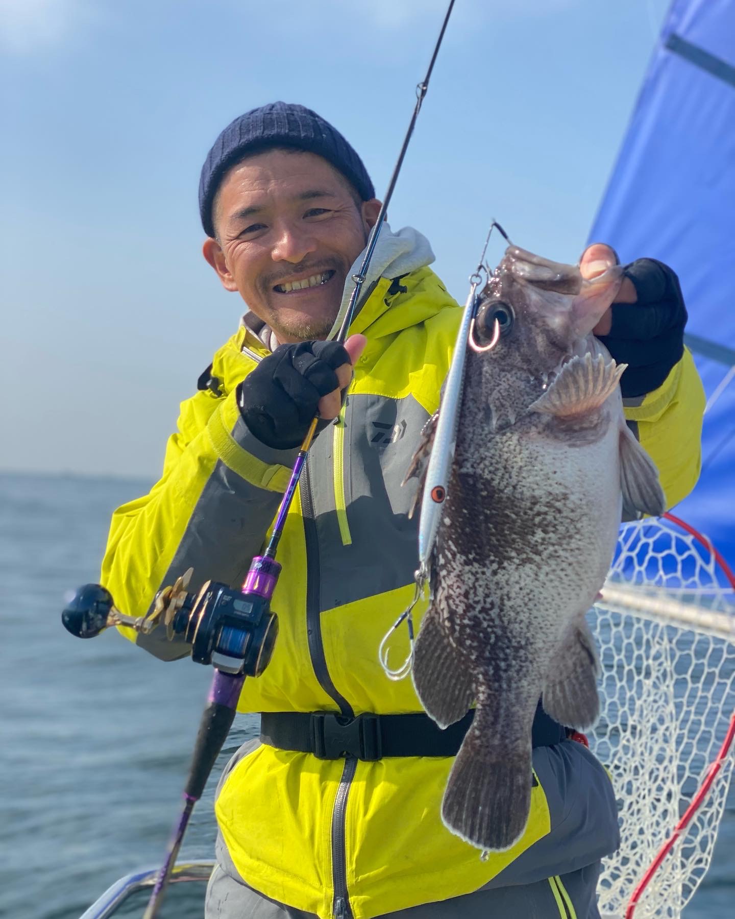 植田マスオさん冬の陣 – 仙台湾、塩釜、宮城の釣り船はつりハナ